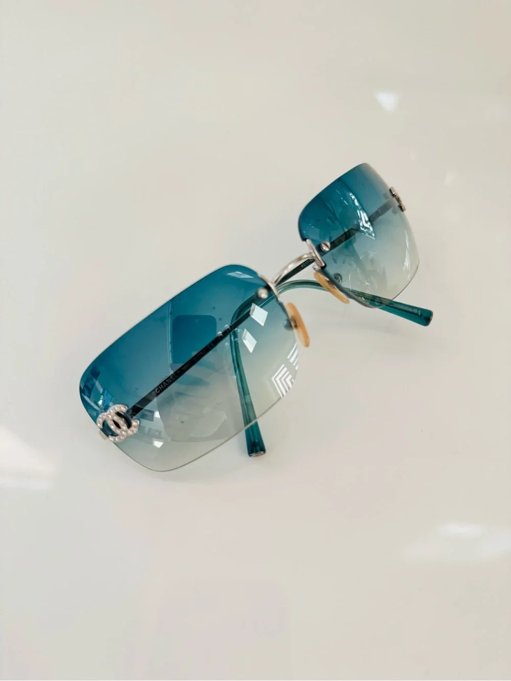 Extremely rare 🦋 Authentic Chanel rimless CC  sunglasses✨